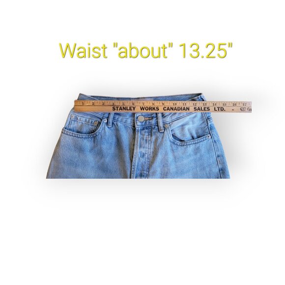 Everlane lightwash 90s Cheeky Jean sunbleached blue organic cotton size 25 ankle - Picture 7 of 12